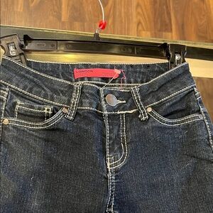 LONDONJEAN High Rise Dark Blue Jeans